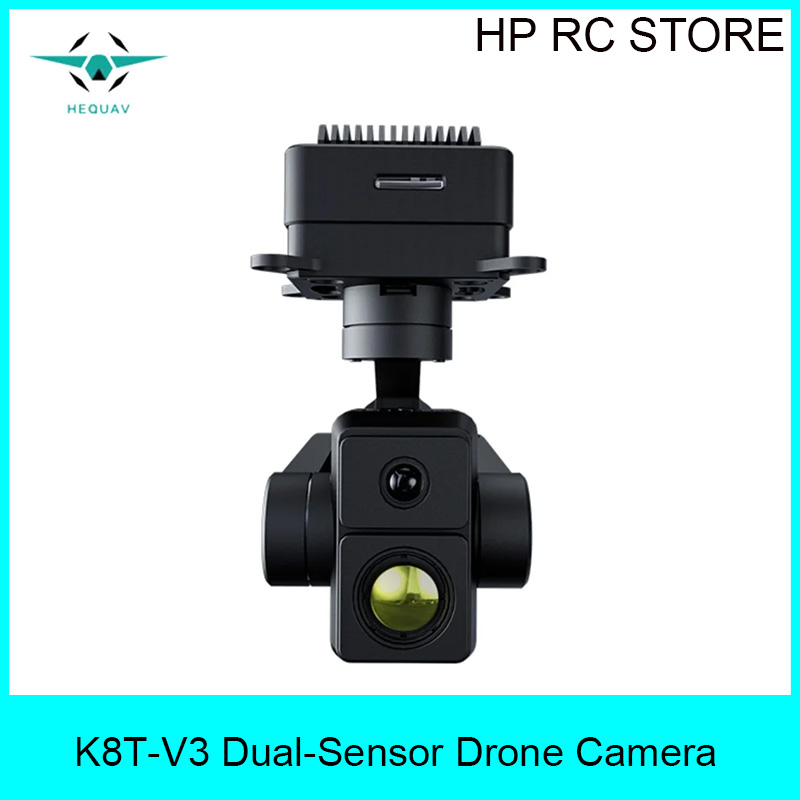 Thermal Imager Drone Gimbal - HEQUAV K8T-V3 Kamera Drone Dual-Sensor 147g