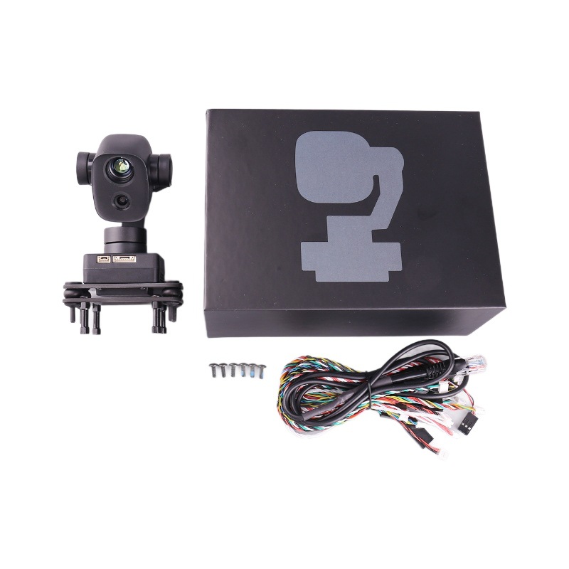 Thermal Imager Drone Gimbal - Drone mini dengan pod lampu ganda,