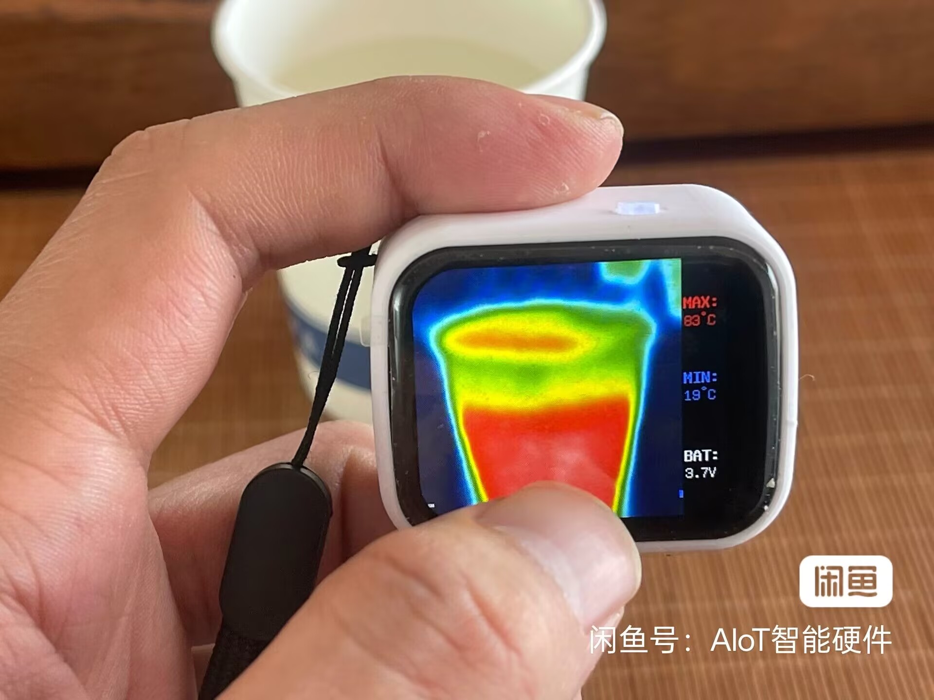 Underfloor Heating Thermal Detector - 320*240 Layar Sentuh Saku Mini Pencitraan