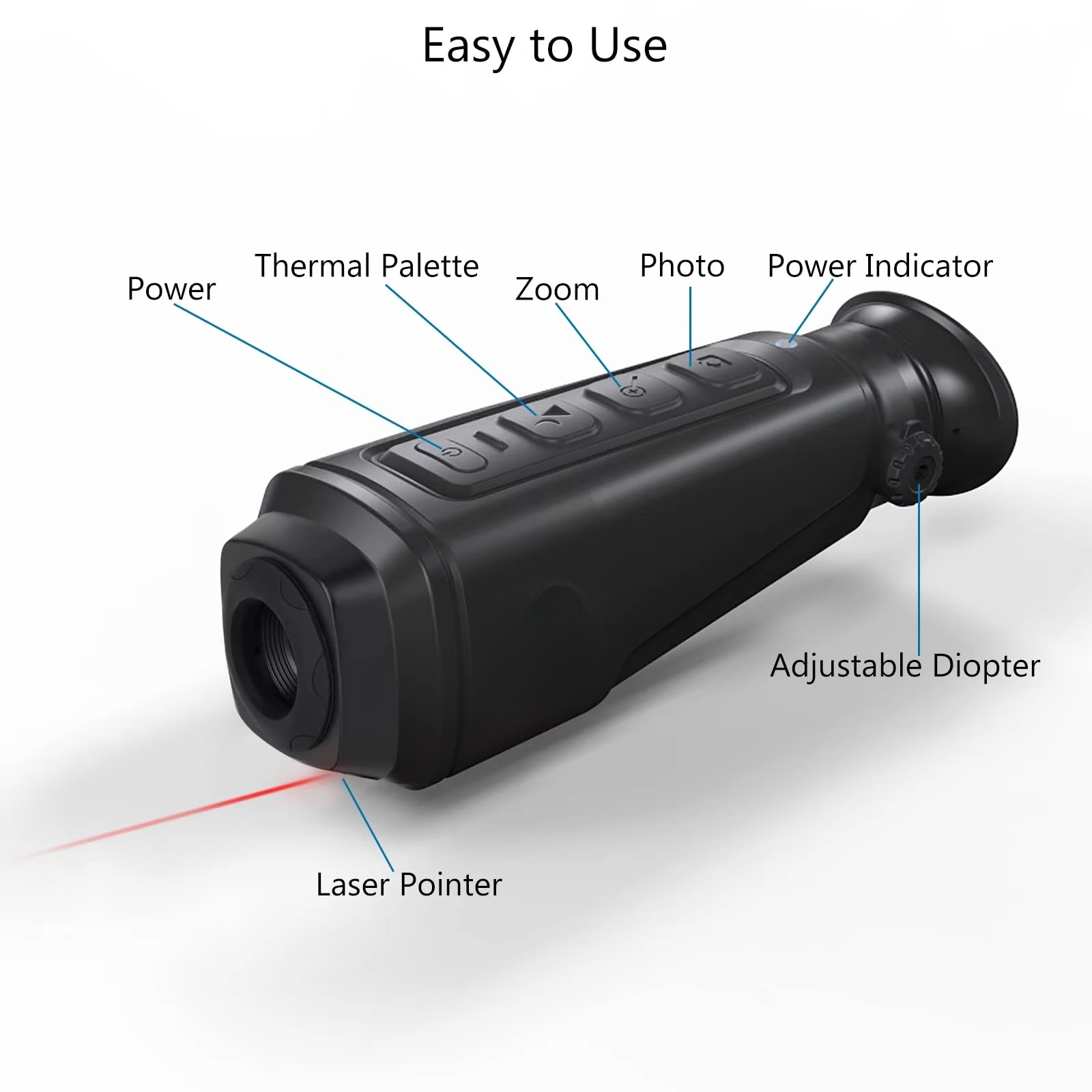 Kamera Pencitraan Berburu Mono - Thermal Scope Night Vision Monocular ulasan dan harga