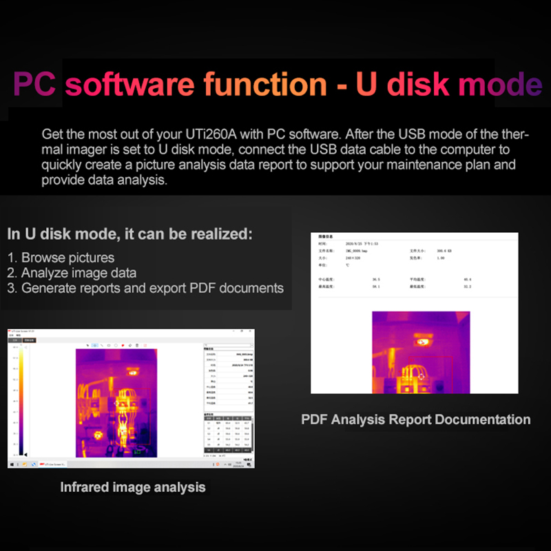 Kamera Pencitraan Termal UNI-T - Nf 521 Thermal Imaging Camera ulasan dan harga