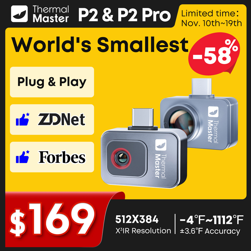 Kamera Termal P2//P2Pro dengan - Infiray P2 Pro Macro Lens ulasan dan harga
