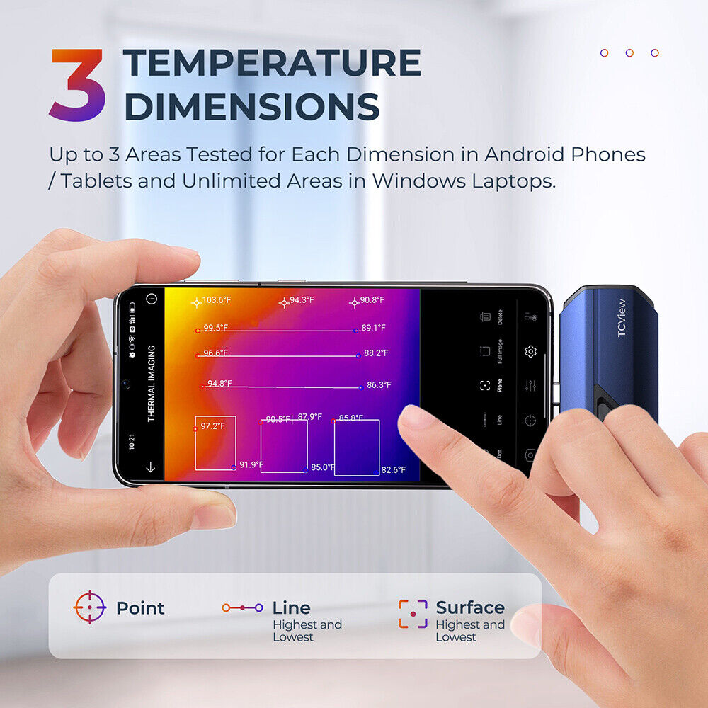 TOPDON TC001 Kamera Pencitraan - Topdon Tc001 Thermal Camera ulasan dan harga