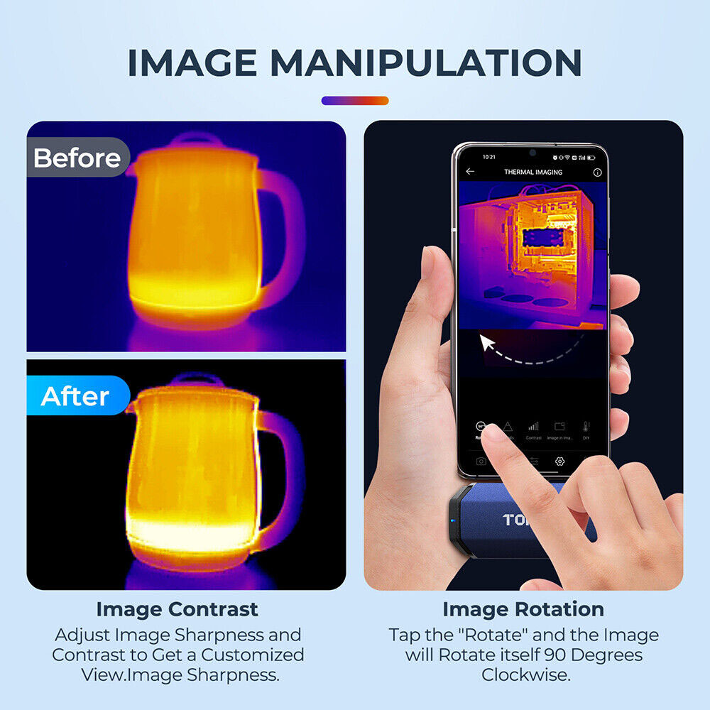 TOPDON TC001 Kamera Pencitraan - Topdon Tc001 Thermal Camera ulasan dan harga