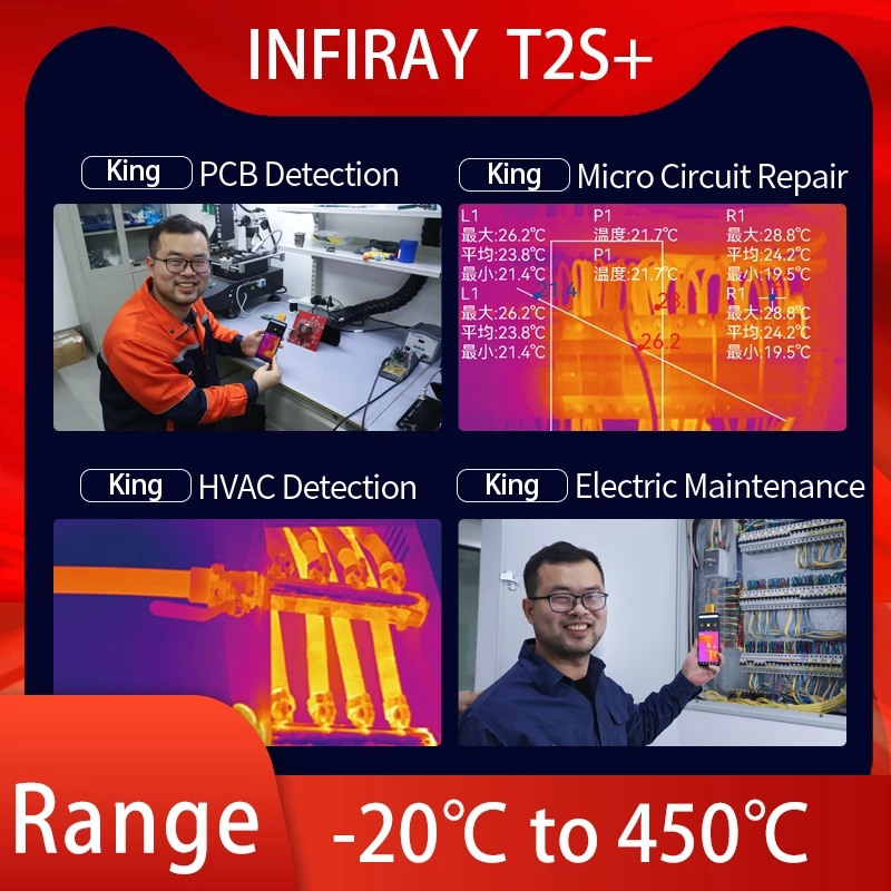InfiRay T2S Plus Pencitra Term - Thermal Imager Pcb Repair ulasan dan harga