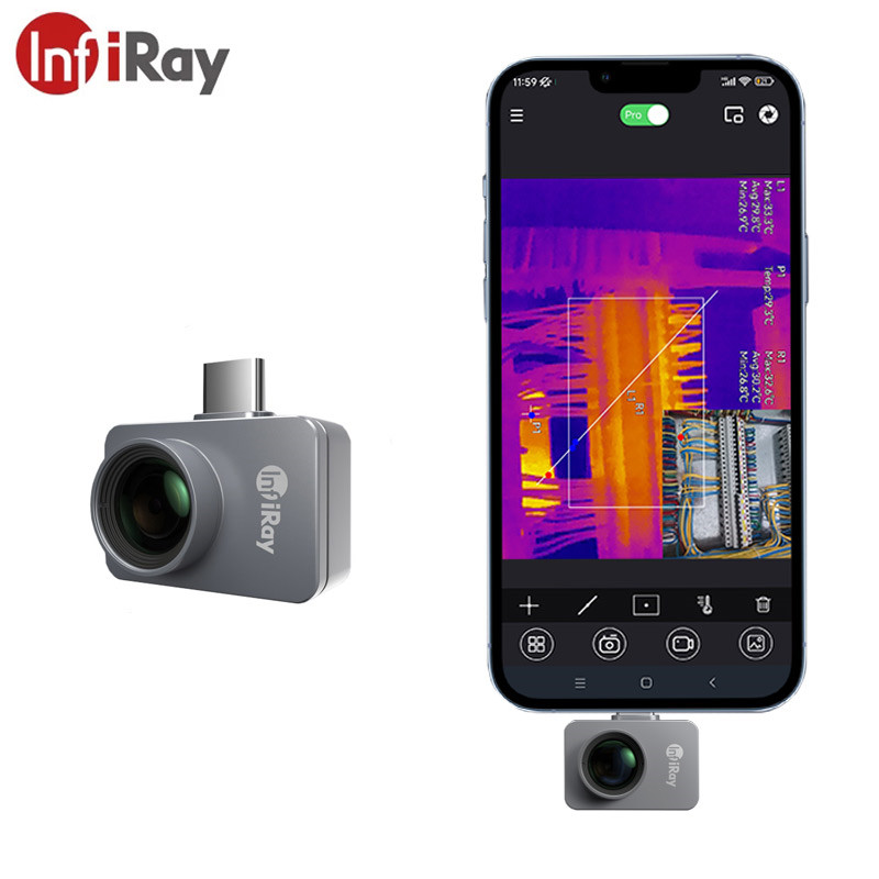 Kamera Pencitraan Termal Infir - Infiray P2 Pro Macro Lens ulasan dan harga