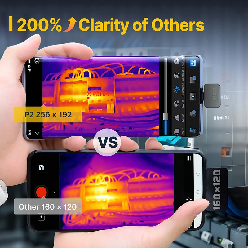 Kamera Pencitraan Termal P2//P - Infiray P2 Pro Macro Lens ulasan dan harga